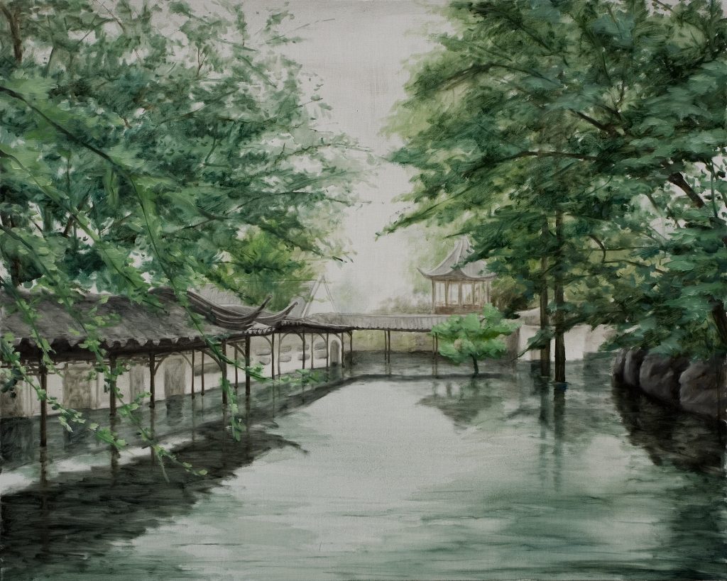 The rainy season has arrived- The Jiangnan Spring is Unchanged（Sketch)