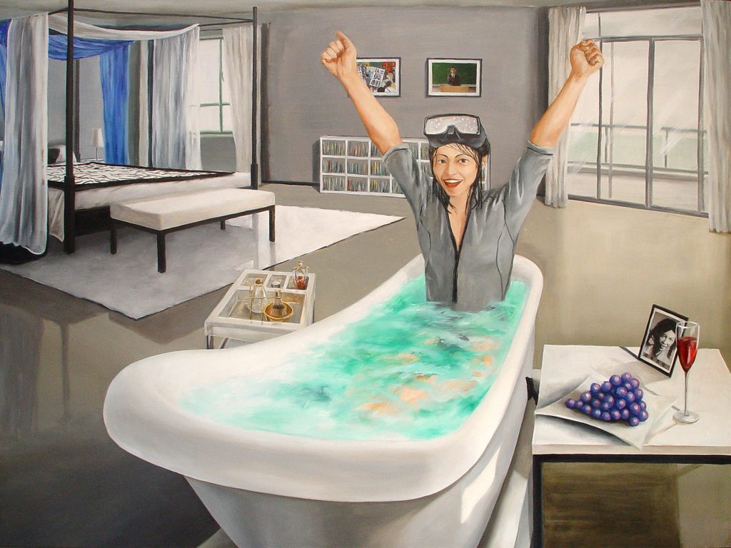 Happy Life Series –  Diving in the Bathtub
